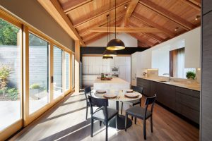 Eco-friendly custom furnishings in The Avon House, crafted with sustainable materials by Fusion Designed Interiors.