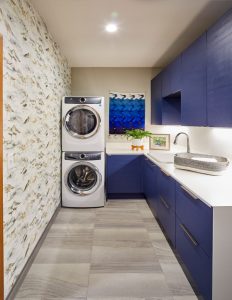 Eco-friendly custom furnishings in The Avon House, crafted with sustainable materials by Fusion Designed Interiors.