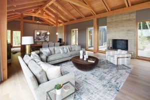 Harmonious connection between indoors and outdoors in The Avon House, fostering a private sanctuary, designed by Fusion Designed Interiors.