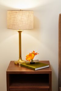 Innovative lighting design in Stillwater condo by Fusion Designed Interiors, enhancing ambiance and functionality.